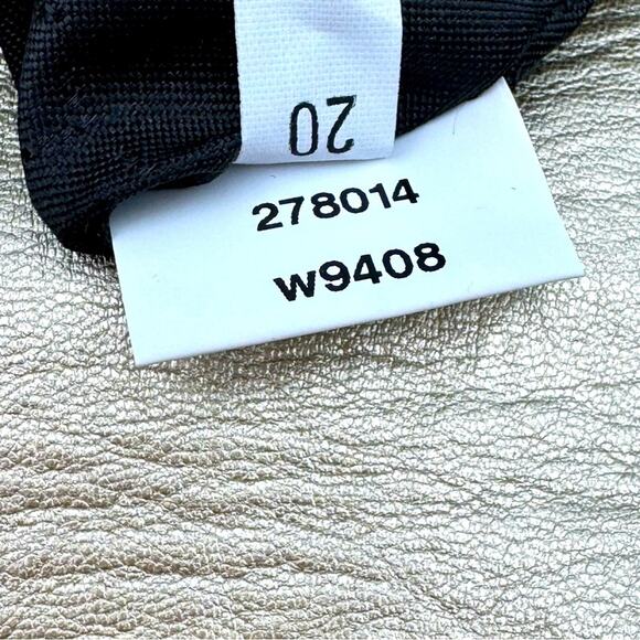 Stella McCartney Falabella Vegan Faux Leather Fold-Over Clutch Gold Vegan Gift - Picture 5 of 16